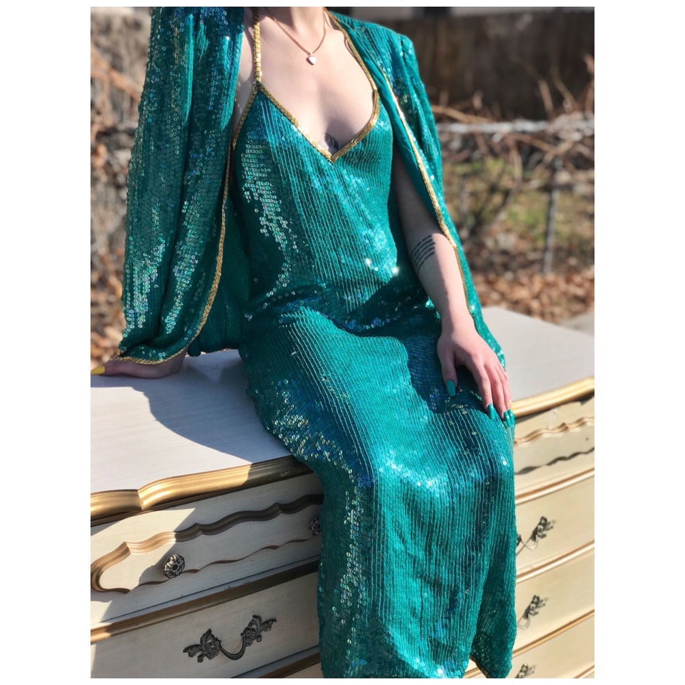 Judith Anne creations sequin dress.